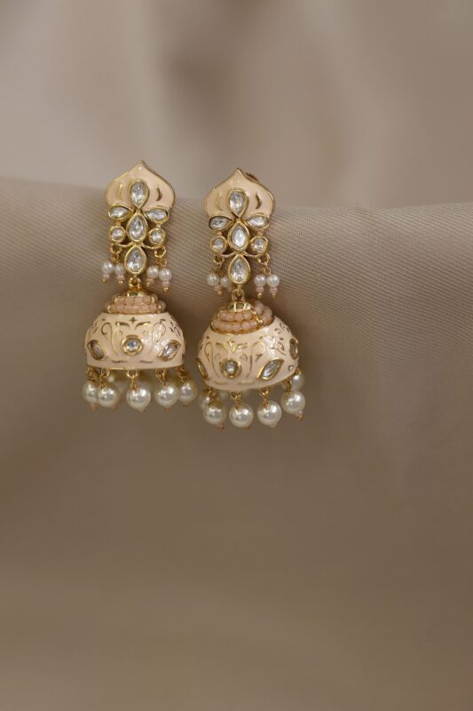 Tanvi Moon Drop Earrings