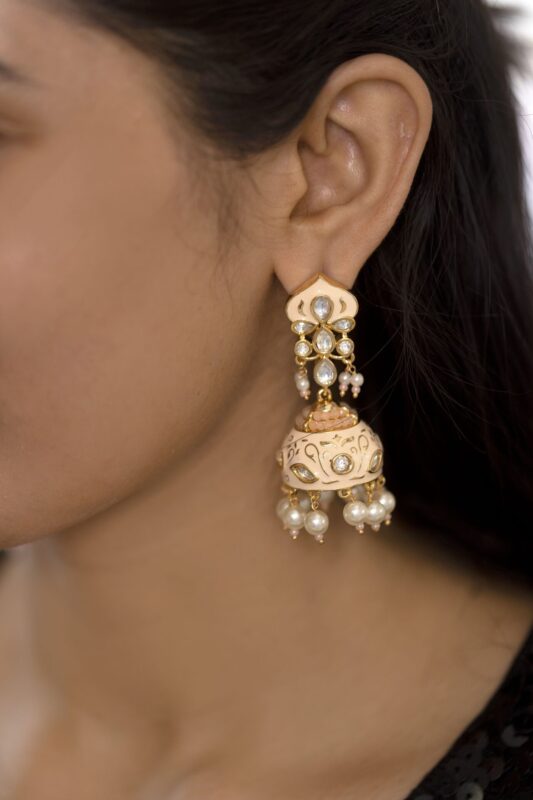 Tanvi Moon Drop Earrings